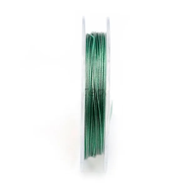Fil cablé 7 brins olive 0.38mm x 10 m