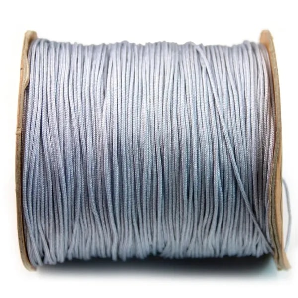 Fil polyester grise claire 1 mm x 2 m