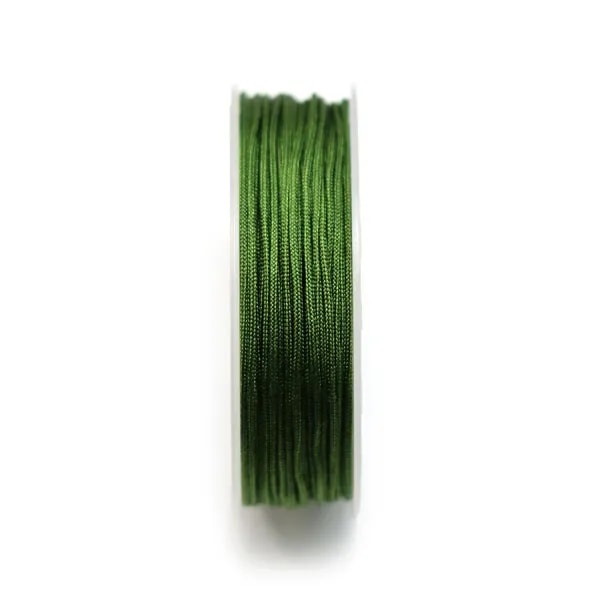 Fil polyester vert avocat irisé x 15m