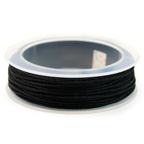 Fil polyester noir 1.50 mm x 15 m