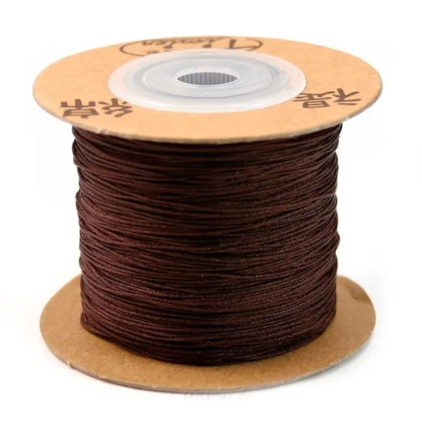 Fil polyester marron 0.5 mm x 180m
