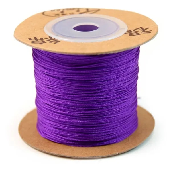 Fil polyester améthyste 0.5 mm x 180 m
