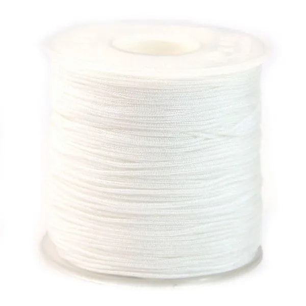Fil polyester Blanc 0.8mm x 5 m