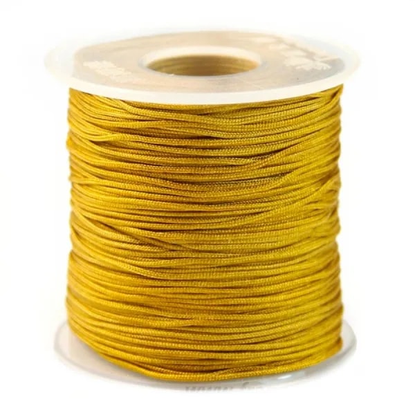 Fil polyester dore 0.8 mm x 5 m
