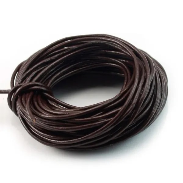 Fil en cuir noir 1.0mm x 1m 