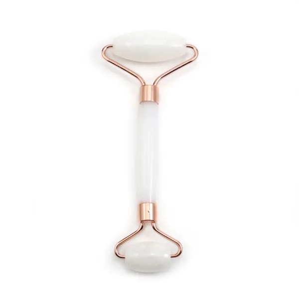 Rouleau masseur en pierre de Jade blanc x 1pc