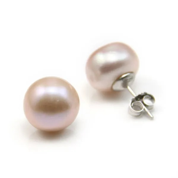 Earring Silver 925  oeil de taureau 12mm x 2pcs 