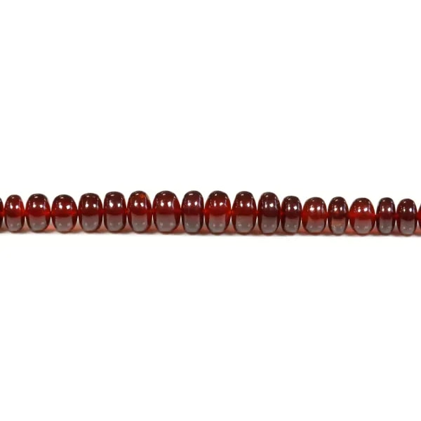 Garnet, round shape, graded size x 41cm