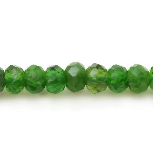 Grenat vert rond 8mm x 40cm