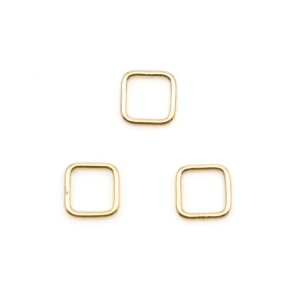 Anneaux carré en gold filled 14 carats 0.76x4mm x 2pcs