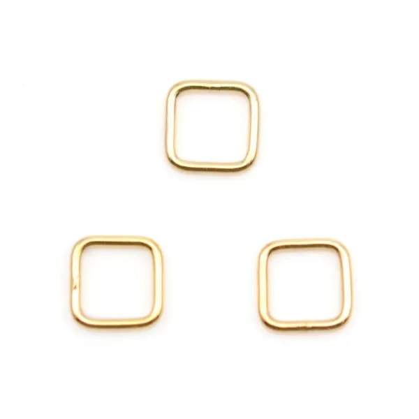 14k gold filled square jump ring  0.81x8mm x 2pcs