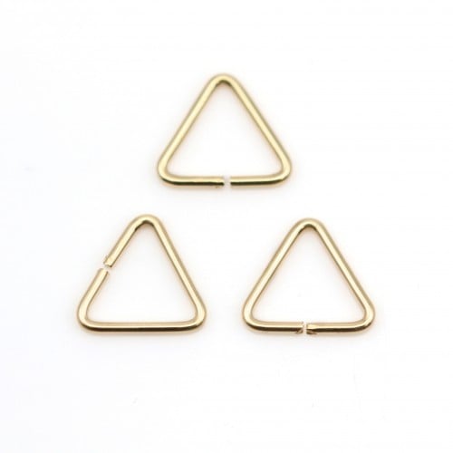 14k gold filled triangle jump ring  0.76x7.6mm x 4pcs