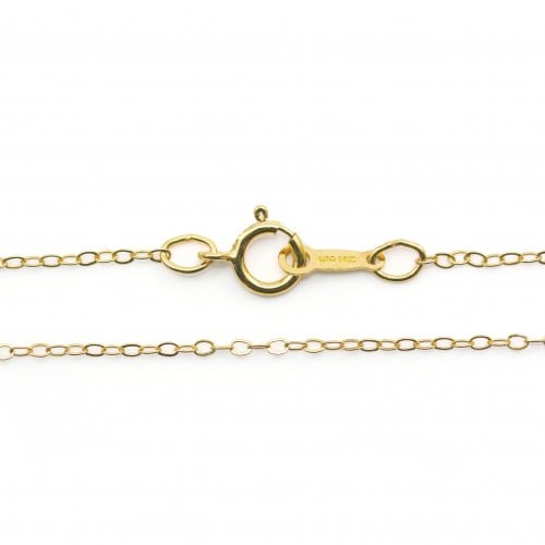 Chaîne gold filled 14 carats  1.3x1.8mm x 40cm