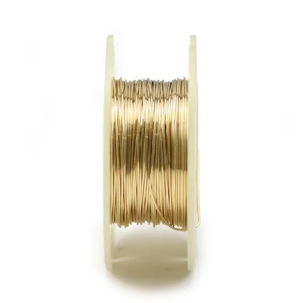 Fil semi-dur en gold filled 14 carat 0.51mm x 1m