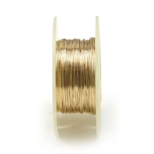 Fil semi-dur en gold filled 14 carat 0.33mm x 1m
