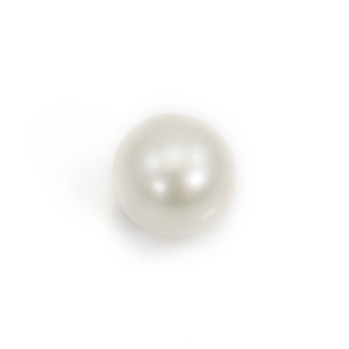 Perle des mers du Sud, blanche, ronde, 12-13mm, AA x 1pc