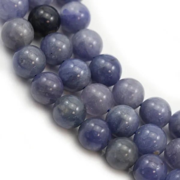 Tanzanite ronde 9-9.5mm x 40cm