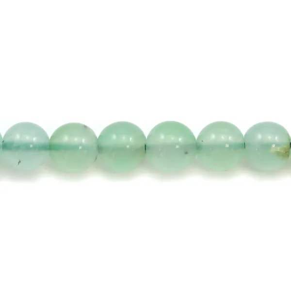 Chrysoprase round 6x7mm x 2pcs