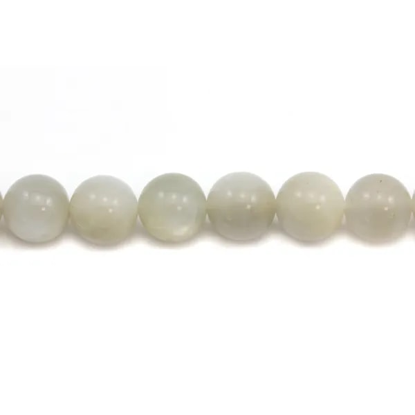 Pierre de lune ronde 12mm x 1pc