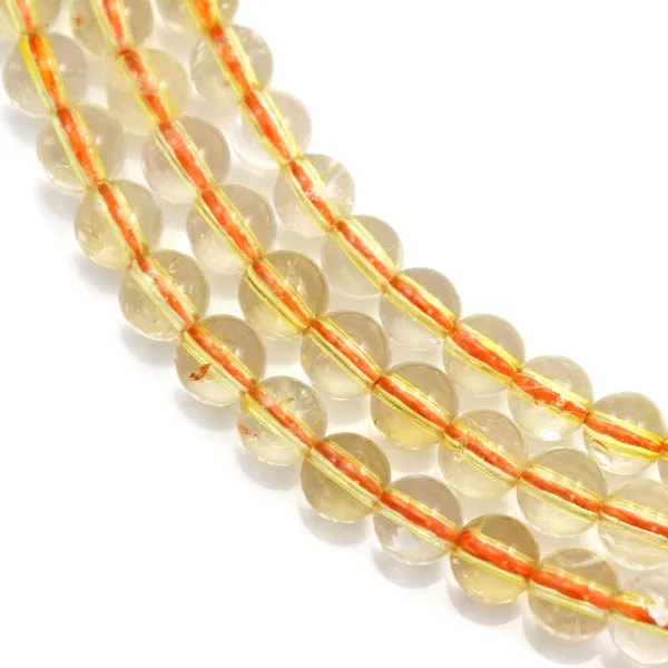 Citrine ronde 4mm x 40cm