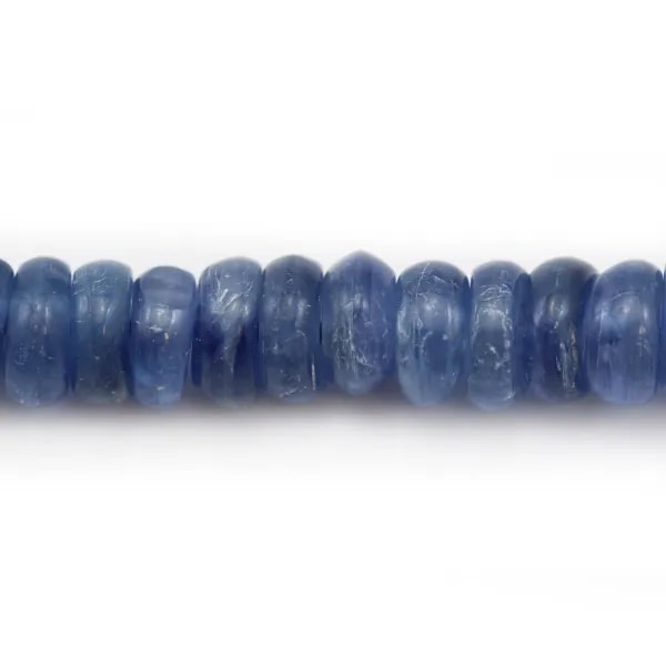 Cyanite rondelle 6mm x 10pcs