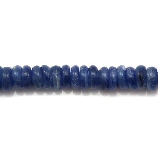Cyanite rondelle 8mm x 10 pcs