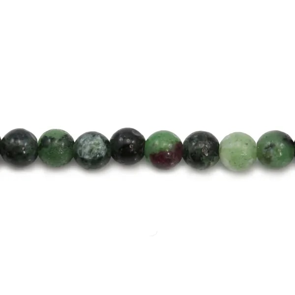 Ruby Zoisite Rond 4mm x 20 pcs