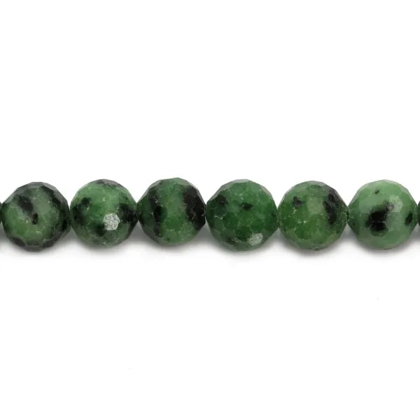 Ruby Zoisite Rond Facette 4mm x 10 st