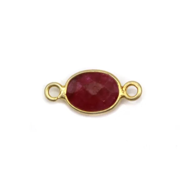 Intercalaire en Pierre de lune 5x13mm x1pc