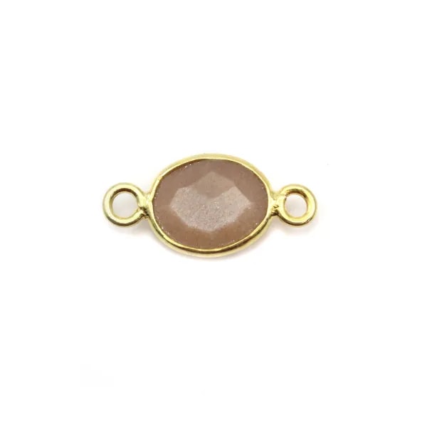 Intercalaire en Pierre de lune 5x13mm x1pc