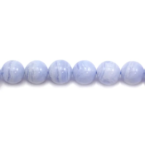 Calcédoine Ronde 4mm x 10 pcs