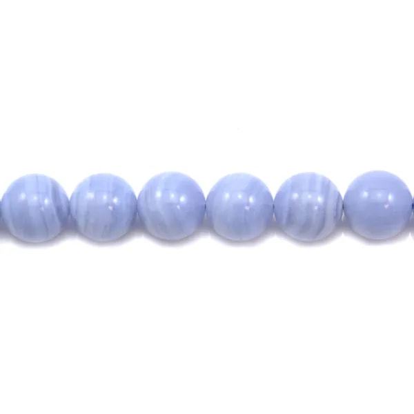 Calcédoine Ronde14mm x 2pcs