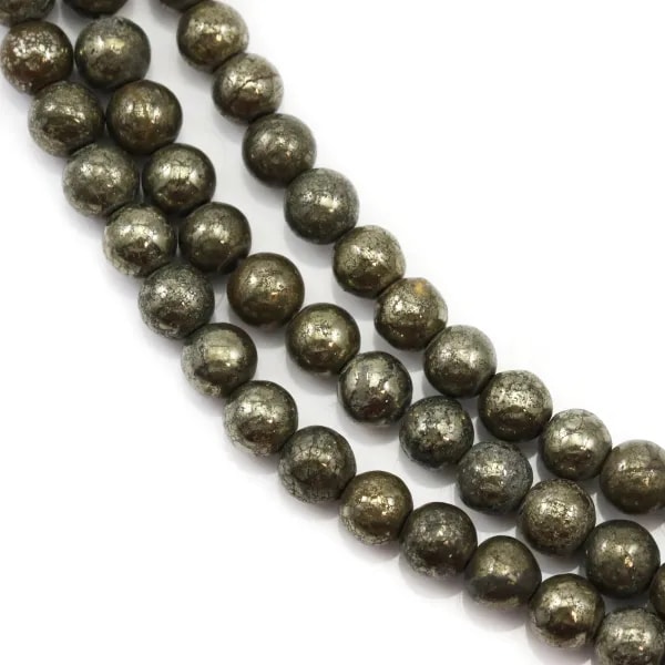 Pyrite Ronde 4mm x 40cm 