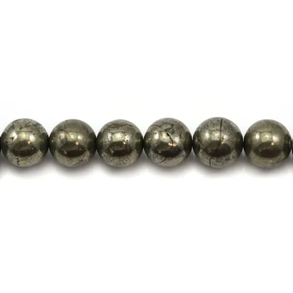 Pyrite Ronde 12mm x 40cm 