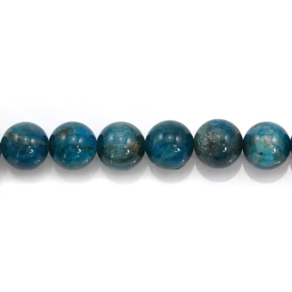 Apatite ronde 11-12mm x 40cm