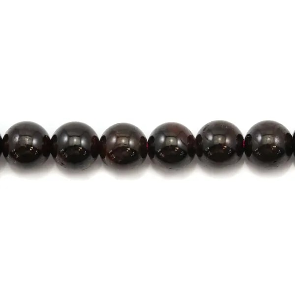 Grenat Rond 4mm x 15 pcs