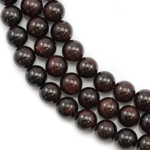 Grenat Rond 10mm A+ x 40cm