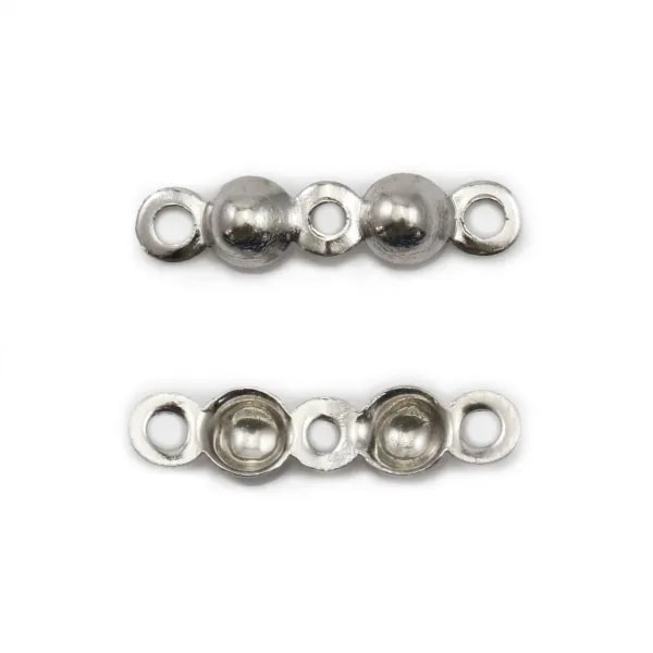 925 Sterling Silver Knot covers 3mm x10 