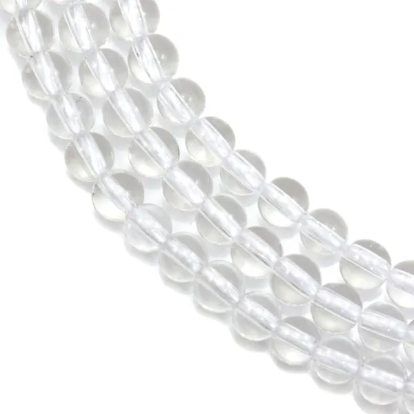 Rock Crystal Quartz Round 4mm x 40cm