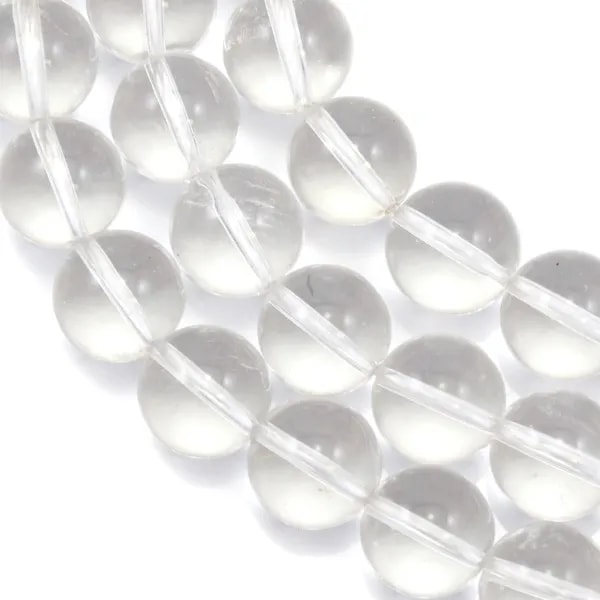 Cristal de roche Ronde 16mm x 40cm