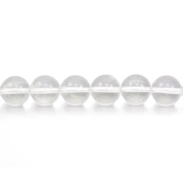 Cristal de roche Ronde 4mm  x 20 pcs 