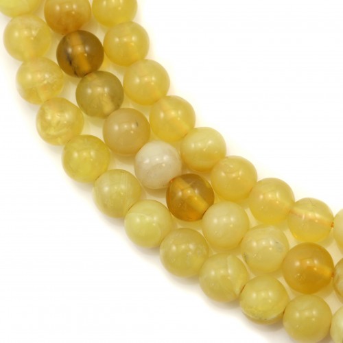 Opal Jaune Ronde 6mm x 40cm