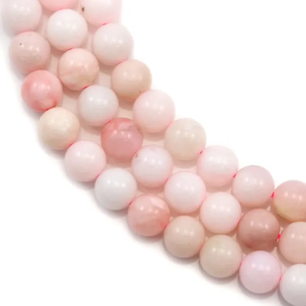 Opale Rose rond 6mm x 40cm