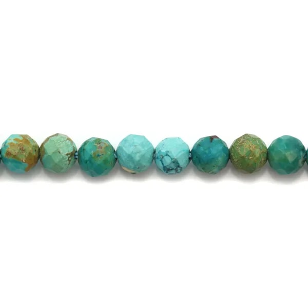 Turquoise Rondelle Average 4 x 6mm x 40cm