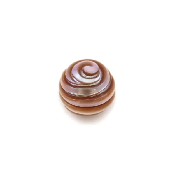 Geschnitzte Süßwasser-Zuchtperle, 10-11mm x 1St