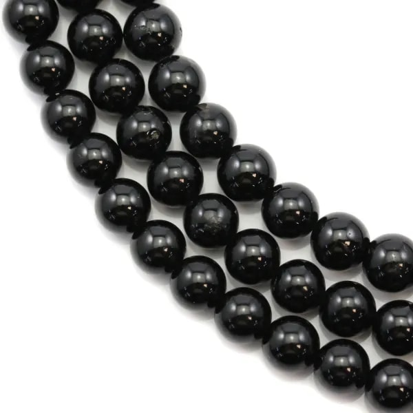 Tourmaline  Noire Ronde 8mm