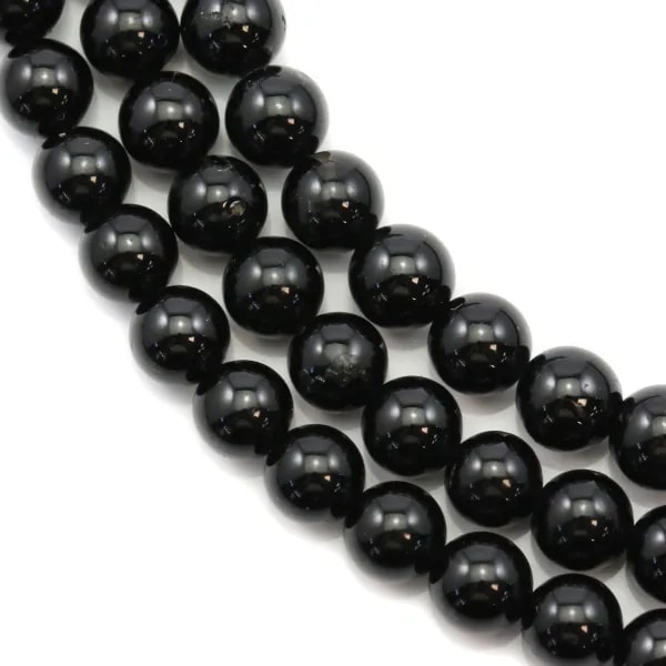 Tourmaline  Noire Ronde 8mm