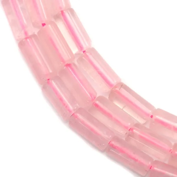 Quartz Rose Tube 3x5mm x 40cm 
