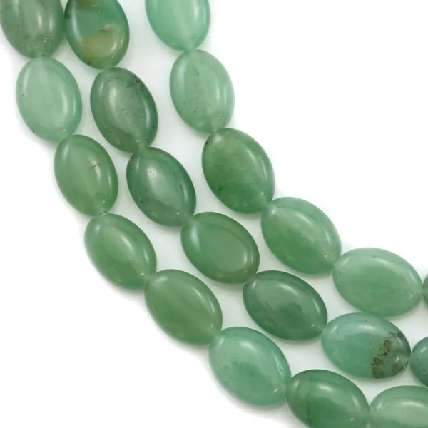 Aventurine oval 10x14mm x 40cm