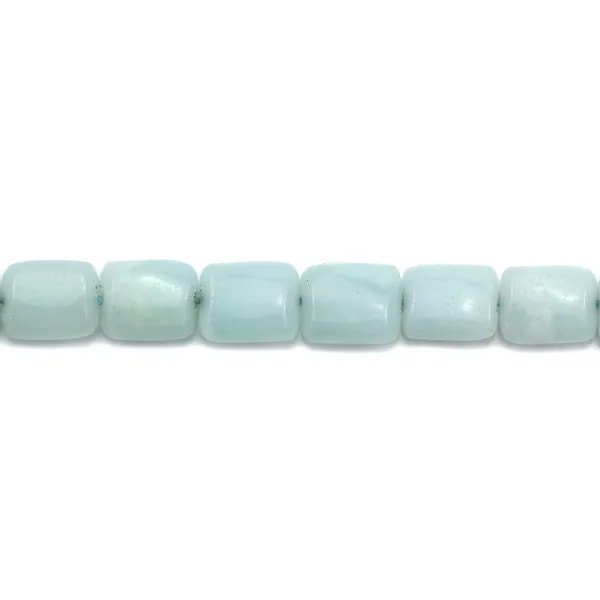 Jade teinté Bleu clair Goutte Plate 13.5x18.5mm x 1PC